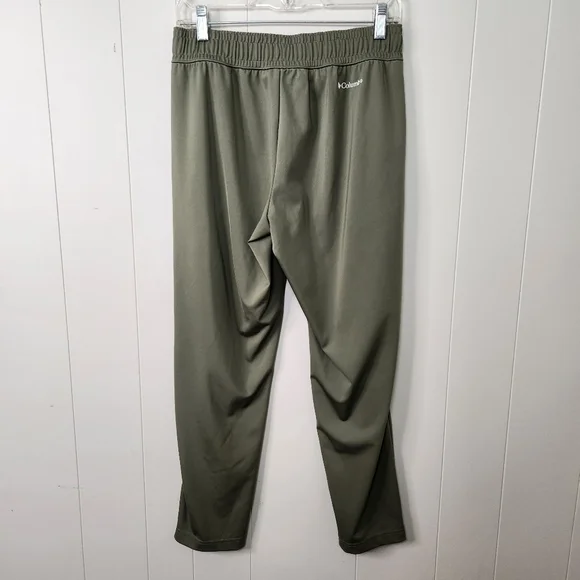 Columbia Green Pull On Pants Elastic Waistband Joggers Activewear Hiking Casual - Picture 3 of 12